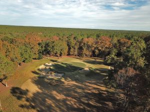 Fallen Oak 14th Green Aerial